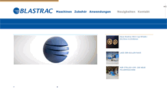 Desktop Screenshot of blastrac.de
